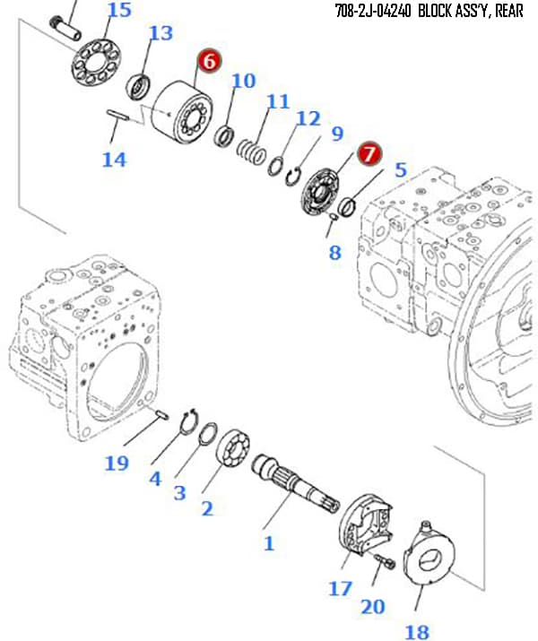 708-2J-04230 708-2J-04240 7082J04230 7082J04240